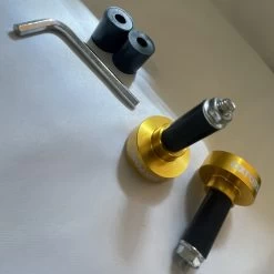 Oxford Gold Bar Ends 1 -Motorcycle Riding Equipment Oxford Motorcycle Bar Ends 1 Gold OX592 7