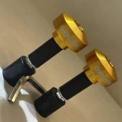 Oxford Gold Bar Ends 1 -Motorcycle Riding Equipment Oxford Motorcycle Bar Ends 1 Gold OX592 8