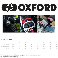 Oxford Nexus Gloves – Black/White 23 Oxford Nexus Gloves – Black/White -Motorcycle Riding Equipment Oxford Motorcycle Gloves Size Guide 1 26