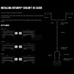 Oxford Adventure HotGrips Pro 24 Oxford Adventure HotGrips Pro -Motorcycle Riding Equipment Oxford Motorcycle HotGrips Pro Features 5