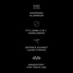 Oxford Lever Guard Pro -Motorcycle Riding Equipment Oxford Motorcycle Lever Guard Pro OX984 6