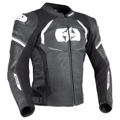 Oxford Nexus 1.0 Leather Jacket – Black/White