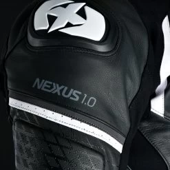 Oxford Nexus 1.0 Leather Jacket – Black/White 22 Oxford Nexus 1.0 Leather Jacket – Black/White -Motorcycle Riding Equipment Oxford Nexus 1.0 Leather Motorcycle Jacket White 5
