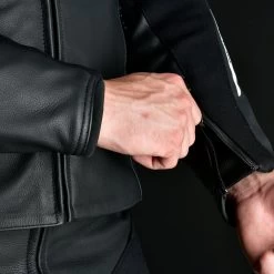 Oxford Nexus 1.0 Leather Jacket – Black/White 24 Oxford Nexus 1.0 Leather Jacket – Black/White -Motorcycle Riding Equipment Oxford Nexus 1.0 Leather Motorcycle Jacket White 7