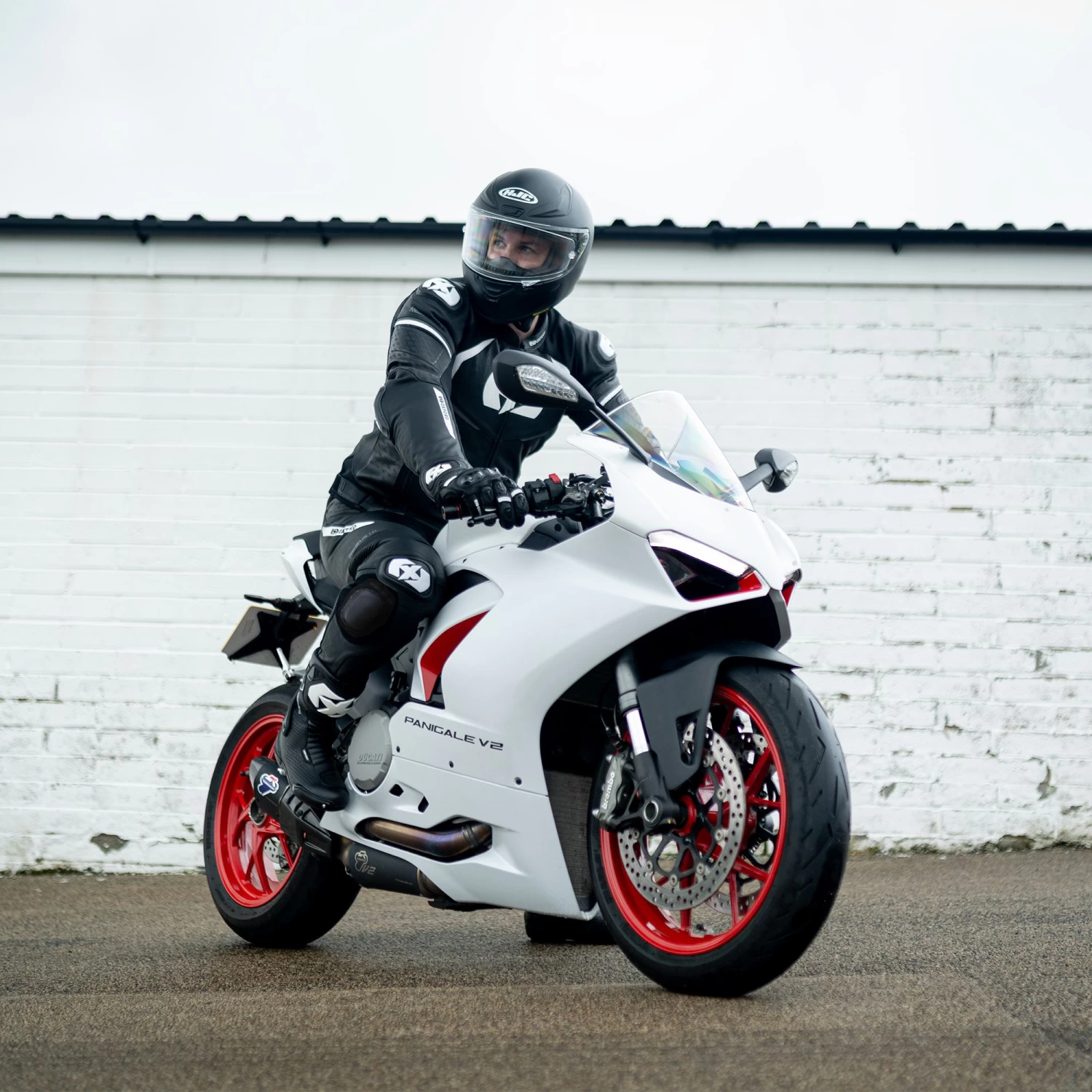 Oxford Nexus 1.0 Leather Jacket – Black/White 16 Oxford Nexus 1.0 Leather Jacket – Black/White - Image 14