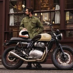 Oxford Original AA Shirt – Khaki -Motorcycle Riding Equipment Oxford Original AA Motorcycle Shirt Khaki Lifestyle 1