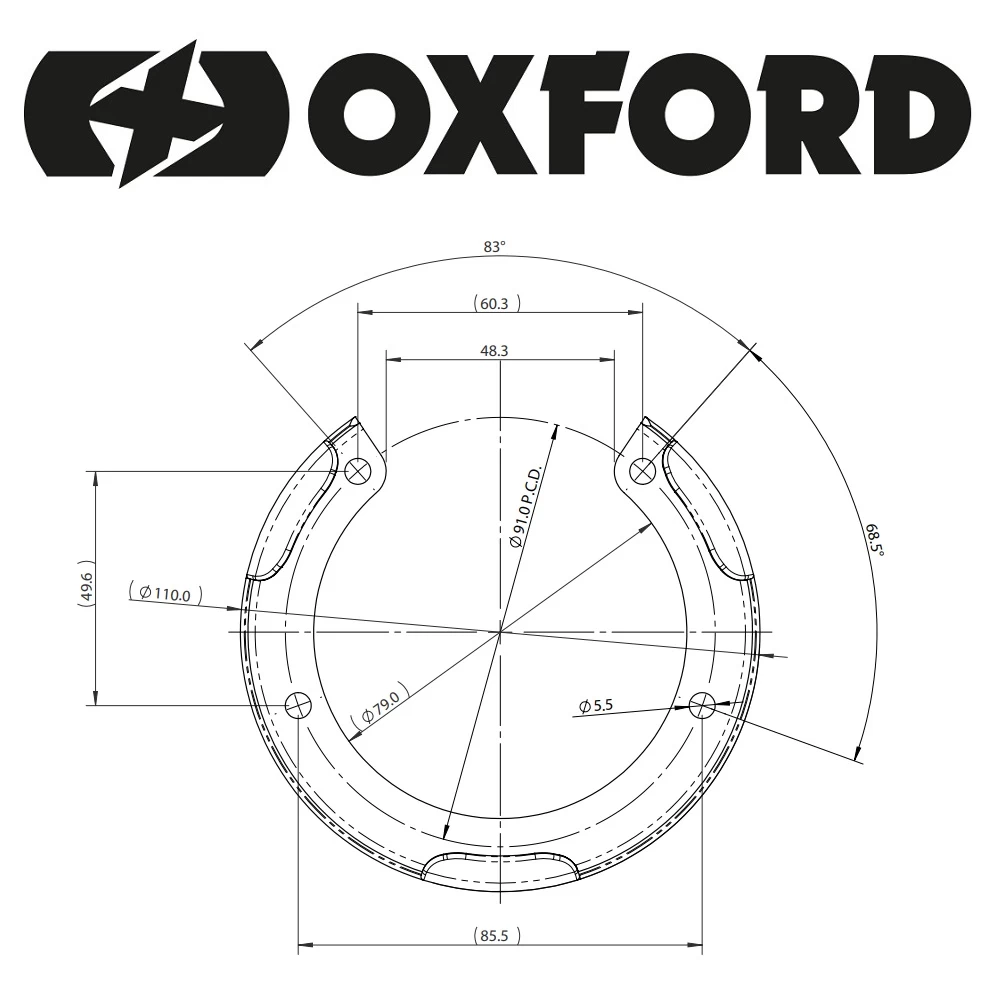 Oxford Type 1 QR Tank Adapter (Suzuki) 8 Oxford Type 1 QR Tank Adapter (Suzuki) - Image 6