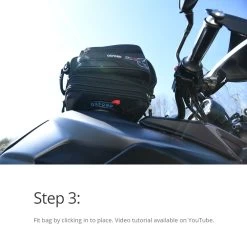 Oxford Type 2 QR Tank Adapter (Triumph) -Motorcycle Riding Equipment Oxford Quick Release Luggage System Lifestyle 4