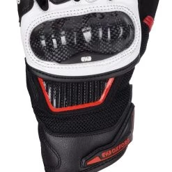 Oxford RP-4S 3.0 Gloves – White/Black/Red -Motorcycle Riding Equipment Oxford RP 4S 3.0 Mens Motorcycle Gloves White Black Red 5