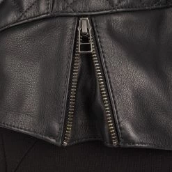 Oxford Radley Women’s Leather Jacket – Black -Motorcycle Riding Equipment Oxford Radley Leather Womens Motorcycle Jacket Black 4