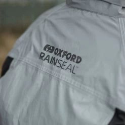 Oxford Rainseal Bright Over Jacket -Motorcycle Riding Equipment Oxford Rainseal Bright Motorcycle Over Jacket Lifestyle 3
