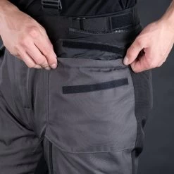 Oxford Rockland Trousers – Charcoal/Black/Red -Motorcycle Riding Equipment Oxford Rockdale Motorcycle Trousers Charcoal 4