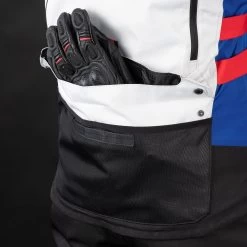 Oxford Rockland Jacket – Arctic/Black/Red -Motorcycle Riding Equipment Oxford Rockland Motorcycle Jacket Arctic 12