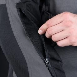 Oxford Rockland Jacket – Charcoal/Black/Red -Motorcycle Riding Equipment Oxford Rockland Motorcycle Jacket Charcoal 11