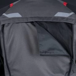 Oxford Rockland Jacket – Charcoal/Black/Red -Motorcycle Riding Equipment Oxford Rockland Motorcycle Jacket Charcoal 5