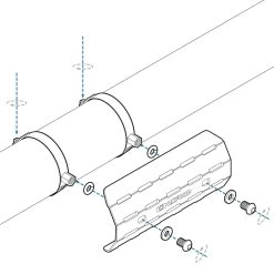 Oxford Scrambler Exhaust Heat Shield -Motorcycle Riding Equipment Oxford Srambler Motorcycle Exhaust Heat Shield OX878 5