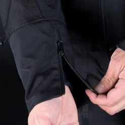 Oxford Stormland Jacket – Tech Black -Motorcycle Riding Equipment Oxford Stormland TriLaminate Motorcycle Jacket 4
