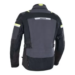 Oxford Stormland Jacket – Grey/Black/Fluo -Motorcycle Riding Equipment Oxford Stormland TriLaminate Motorcycle Jacket Grey 3