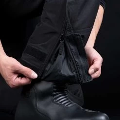 Oxford Stormland Trousers – Tech Black -Motorcycle Riding Equipment Oxford Stormland TriLaminate Motorcycle Trousers 3