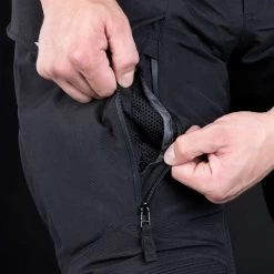 Oxford Stormland Trousers – Tech Black -Motorcycle Riding Equipment Oxford Stormland TriLaminate Motorcycle Trousers 4