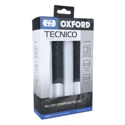 Oxford Tecnico Silver Grips -Motorcycle Riding Equipment Oxford Tecnico Motorcycle Handlebar Grips Silver OX612 6
