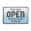 Oxford Temple Garage Sign -Motorcycle Riding Equipment Oxford Temple Motorcycle Garage Sign OX387 1