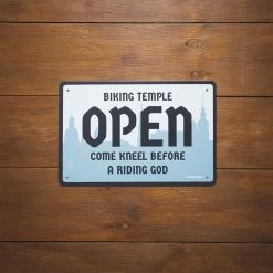 Oxford Temple Garage Sign -Motorcycle Riding Equipment Oxford Temple Motorcycle Garage Sign OX387 Lifestyle 1