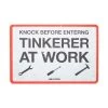 Oxford Tinkerer Garage Sign -Motorcycle Riding Equipment Oxford Tinkerer Motorcycle Garage Sign OX386 1