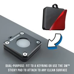 Oxford Universal Tag Mount -Motorcycle Riding Equipment Oxford Universal Tag Mount For Motorcycle Keys OX875 3