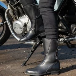 Oxford Valentina Women’s Boots – Black -Motorcycle Riding Equipment Oxford Valentina Ladies Motorcycle Boots Black Lifestyle 4