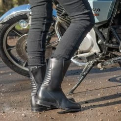 Oxford Valentina Women’s Boots – Black -Motorcycle Riding Equipment Oxford Valentina Ladies Motorcycle Boots Black Lifestyle 6