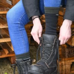 Oxford Waterproof Oxsocks – Blue -Motorcycle Riding Equipment Oxford Waterproof Oxsocks Lifestyle 3