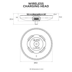 Quad Lock Car Wireless Charging Head -Motorcycle Riding Equipment Quad Lock Car Wireless Charging Head 560241 2