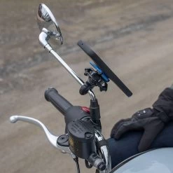 Quad Lock Mirror Phone Mount -Motorcycle Riding Equipment Quad Lock Motorcycle Mirror Phone Mount 560044 Lifestyle 3