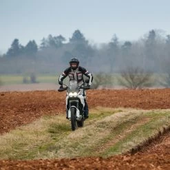 RST Adventure-X Jacket – Silver/Blue/Red -Motorcycle Riding Equipment RST Adventure X Motorcycle Jacket Silver Blue Red Lifestyle 6