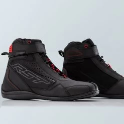 RST Frontier Boots – Black/Red 19 RST Frontier Boots – Black/Red -Motorcycle Riding Equipment RST Frontier Motorcycle Boots Black Red 8