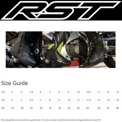 RST Tractech Evo III Boots – Blue/Black 11 RST Tractech Evo III Boots – Blue/Black -Motorcycle Riding Equipment RST Motorcycle Boots Size Guide 16