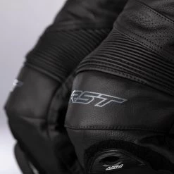 RST S1 Leather Trousers – Black/Black 10 RST S1 Leather Trousers – Black/Black -Motorcycle Riding Equipment RST S1 Leather Motorcycle Trousers Black 3
