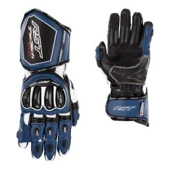 RST Tractech Evo 4 Gloves – Blue/White/Black -Motorcycle Riding Equipment RST TracTech Evo 4 Motorcycle Gloves Blue 7