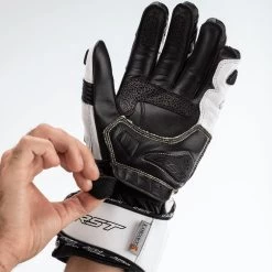 RST Tractech Evo 4 Gloves – White/White/Black -Motorcycle Riding Equipment RST TracTech Evo 4 Motorcycle Gloves White 7