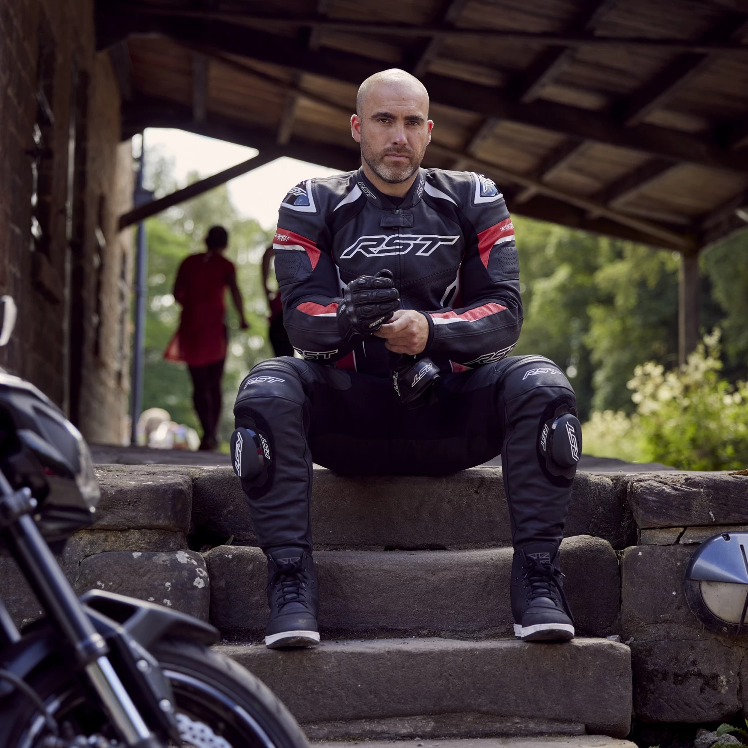 RST Tractech Evo 5 Leather Trousers – Red 8 RST Tractech Evo 5 Leather Trousers – Red - Image 6