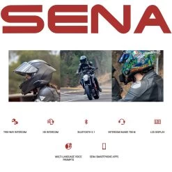 Sena 5R LITE Bluetooth Intercom System -Motorcycle Riding Equipment Sena 5R Lite Motorcycle Bluetooth Intercom Kit 823051 2