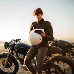 Shoei Ex-Zero Plain Helmet – Off White -Motorcycle Riding Equipment Shoei Ex Zero Motorcycle Helmet Lifestyle 3 1