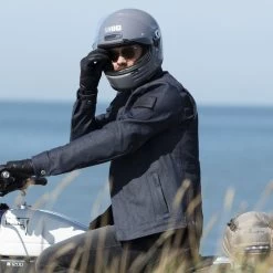 Shoei Glamster 06 Plain Helmet – Basalt Grey -Motorcycle Riding Equipment Shoei Glamster Motorcycle Helmet Lifestyle 3