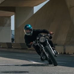 Shoei Glamster 06 Plain Helmet – Basalt Grey -Motorcycle Riding Equipment Shoei Glamster Resurrection Helmet Lifestyle 2