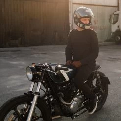 Shoei Glamster 06 Plain Helmet – Basalt Grey -Motorcycle Riding Equipment Shoei Glamster Resurrection Helmet Lifestyle 3