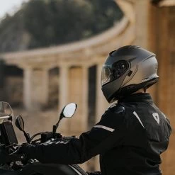 Shoei Neotec 3 Plain Helmet – Matt Metallic Blue -Motorcycle Riding Equipment Shoei Neotec 3 Motorcycle Helmet Lifestyle 5 4