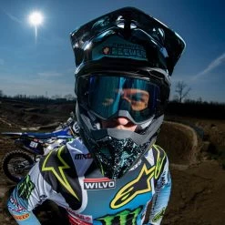 Shoei VFX-WR 06 Plain Helmet – White -Motorcycle Riding Equipment Shoei VFX WR 06 Motocross Helmet Lifestyle 1 1