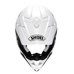 Shoei VFX-WR 06 Plain Helmet – White -Motorcycle Riding Equipment Shoei VFX WR 06 Plain Motocross Helmet White 2