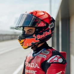 Shoei X-SPR Pro Plain Helmet – White -Motorcycle Riding Equipment Shoei X SPR Pro Motorcycle Helmet Lifestyle 2